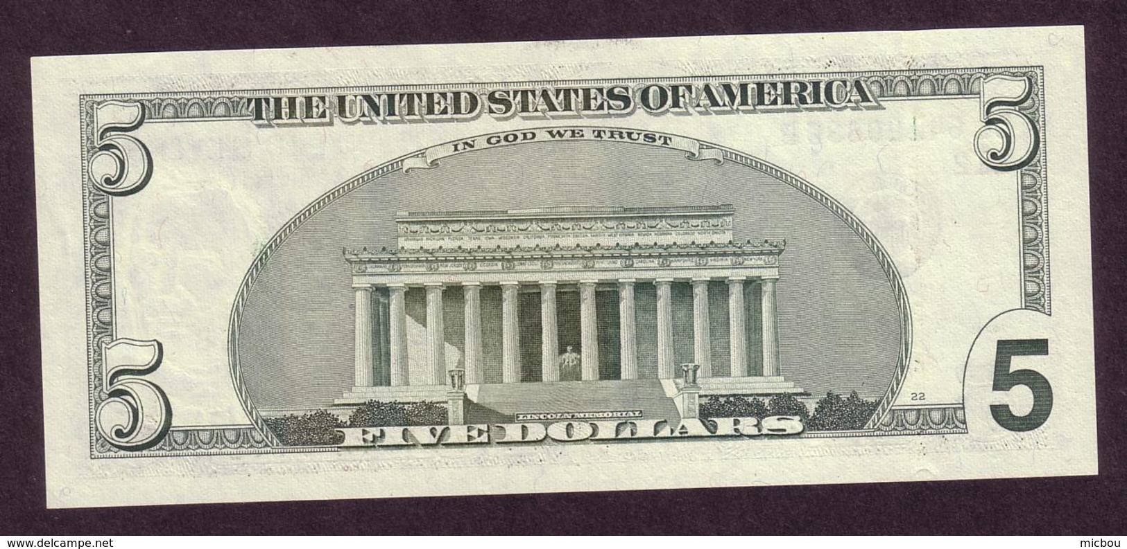 USA, 5$, 2003, UNCL - Billets De La Federal Reserve (1928-...)