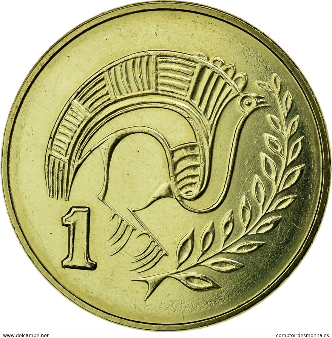 Monnaie, Chypre, Cent, 2004, SUP, Nickel-brass, KM:53.3 - Chypre