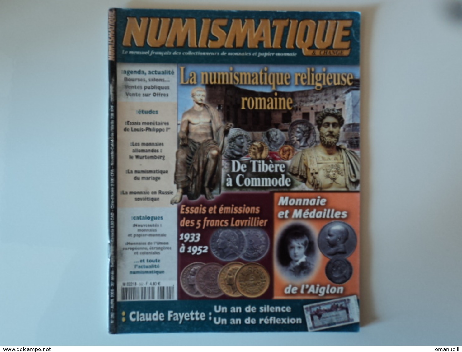 NUMISMATIQUE & CHANGE : Le Mensuel Français Des Collectionneurs De Monnaies Et Papier-monnaie N° 392 * - French