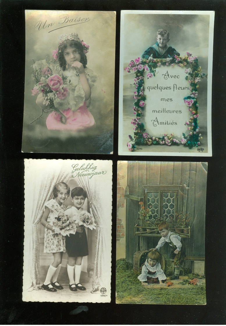 Beau Lot De 60 Cartes Postales De Fantaisie  Enfant  Fillette   Mooi Lot 60 Postkaarten Van Fantasie  Kind -  60 Scans - 5 - 99 Cartes