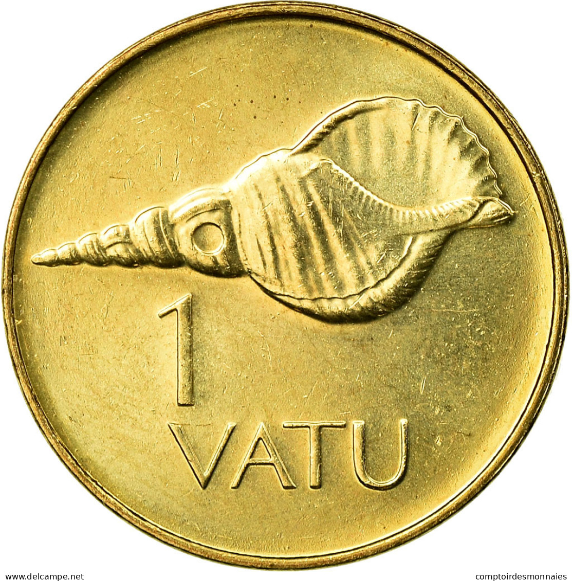 Monnaie, Vanuatu, Vatu, 2002, British Royal Mint, TTB, Nickel-brass, KM:3 - Vanuatu