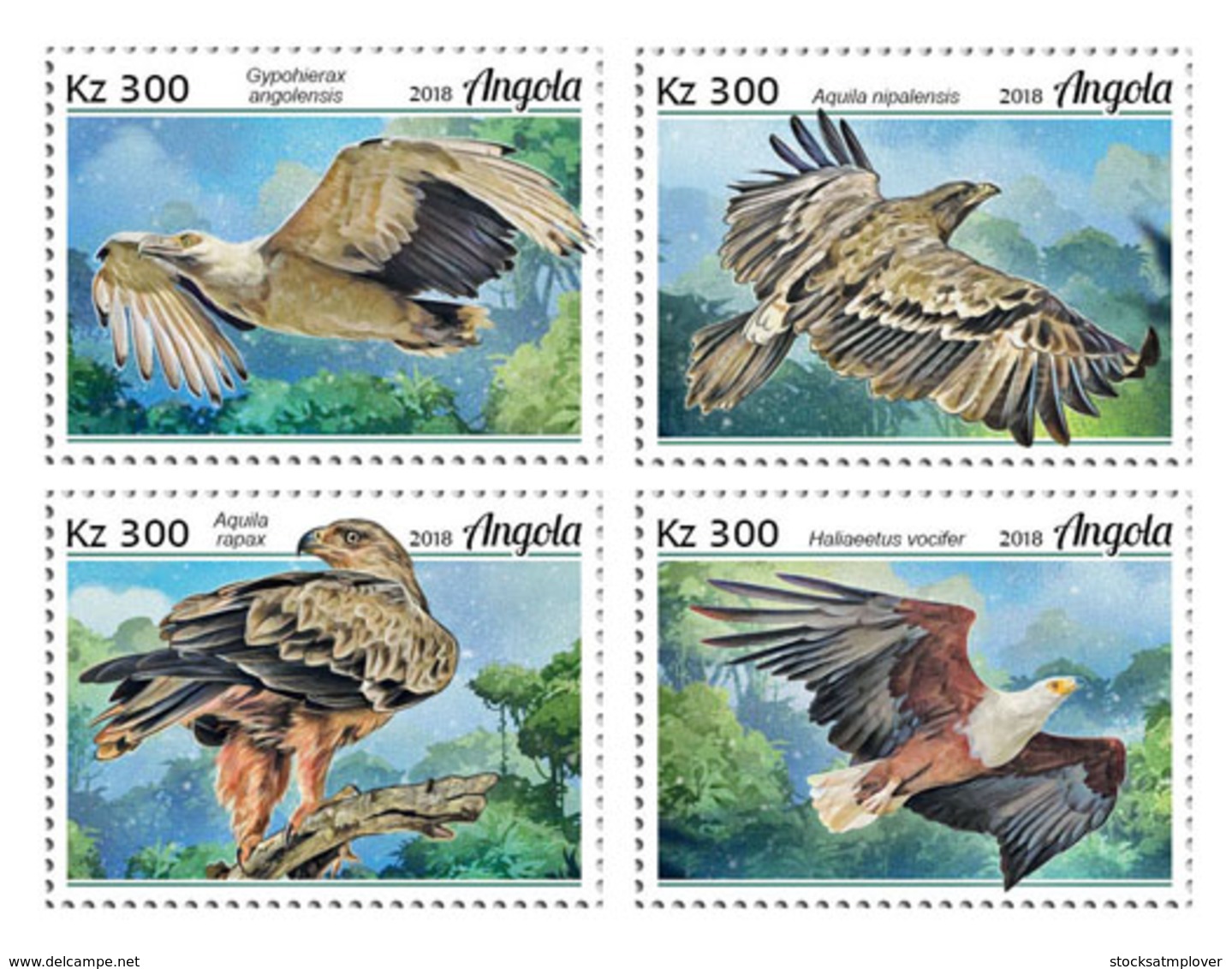 Angola  2018  Fauna  Birds Of Prey  S201901 - Angola