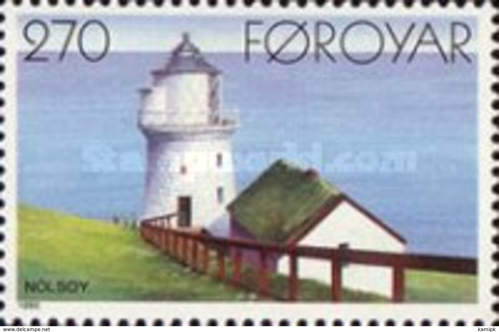MNH STAMPS Faroe-Islands - Lighthouses	 -1985 - Faroe Islands