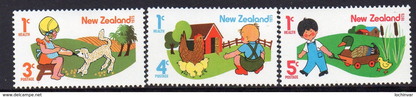 NEW ZEALAND, 1975 HEALTH 3 MNH - Unused Stamps