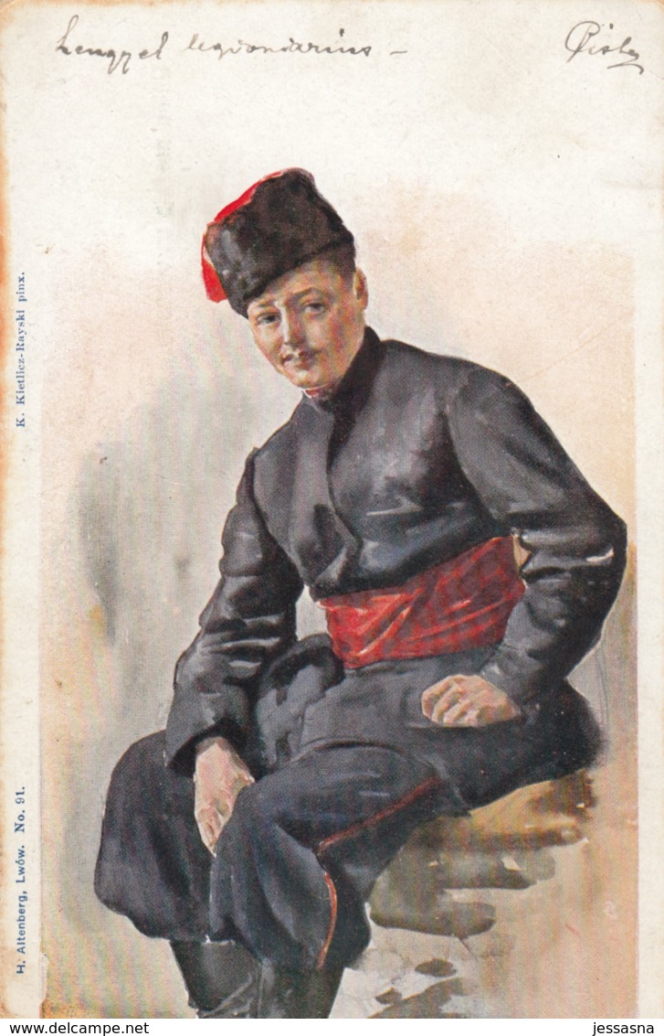 AK - GALIZISCHER VOLKSTYP - (Kunstkarte Konstanty Kietlicz-Rayski) 1910 - Ukraine