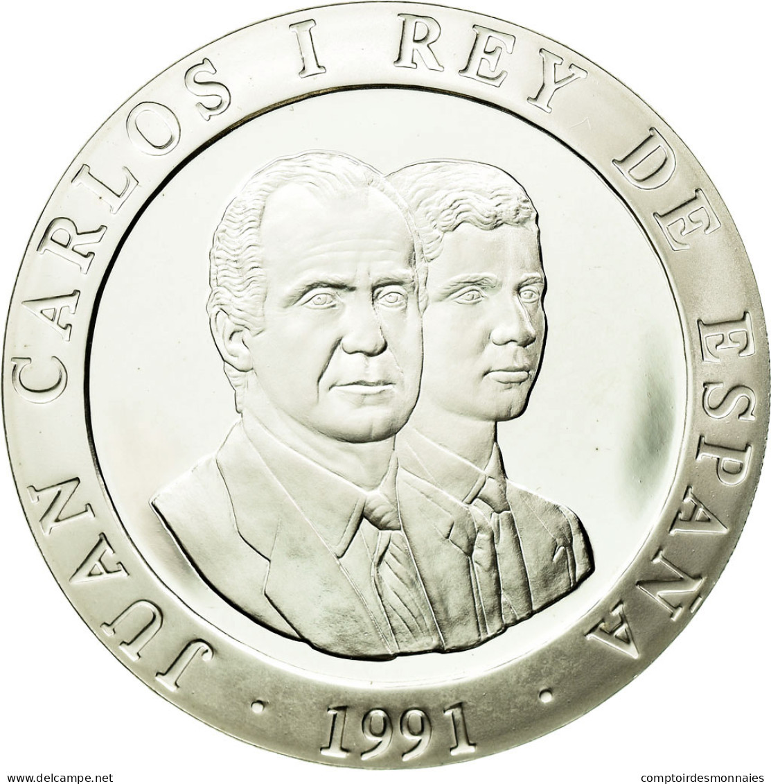Monnaie, Espagne, Juan Carlos I, Barcelona Olympics, 2000 Pesetas, 1991, Madrid - 2 000 Pesetas