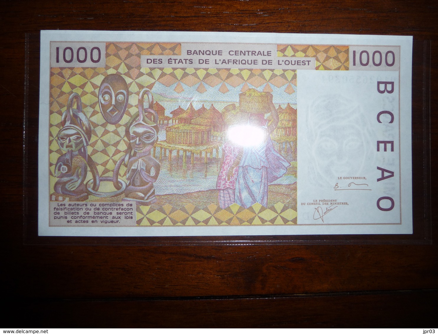 AFRIQUE DE  L'OUEST -   MALI *   1000  Francs    NEUF   UNC - Mali