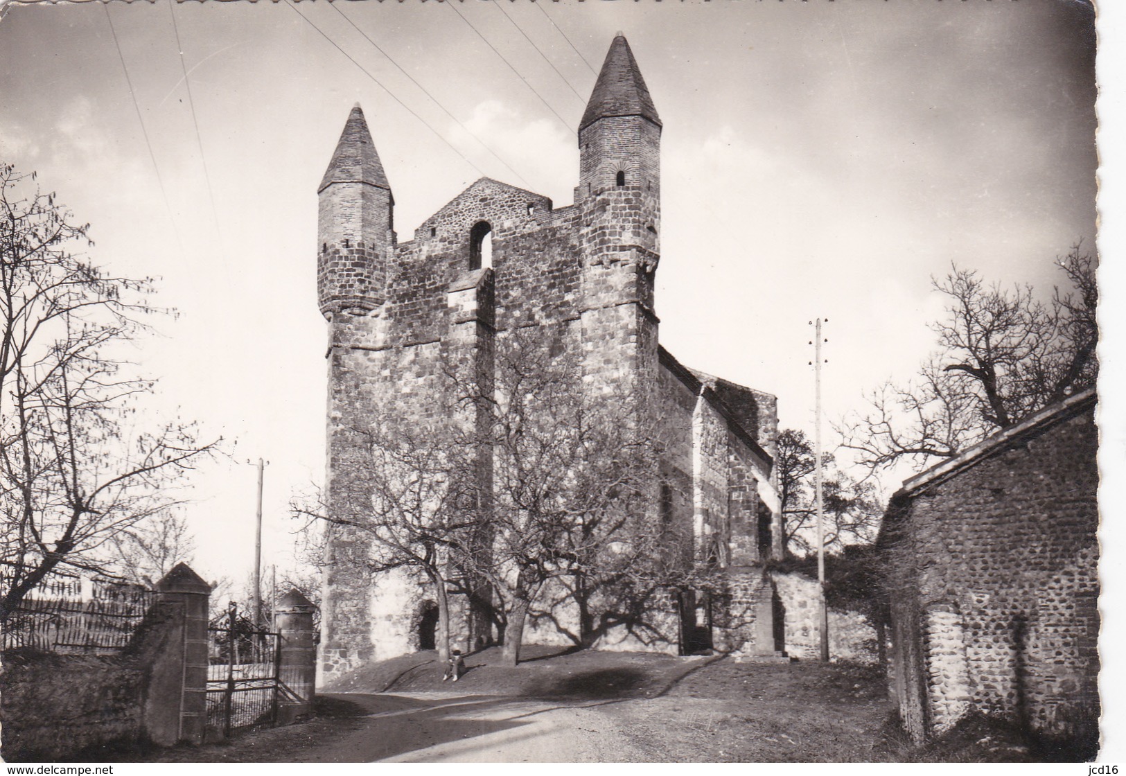 CPA FRANCE CASTELNAU RIVIERE BASSE Eglise De Mazere N°  édit: LAFORGUE & CANFRANC - Castelnau Riviere Basse