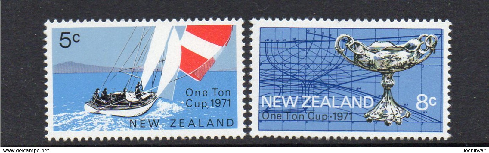 NEW ZEALAND, 1971 ONE TON CUP 2 MNH - Nuovi