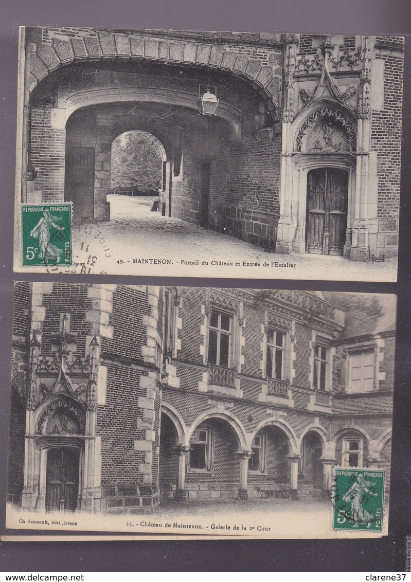 28 EURE ET LOIR ,lot De 7 Cartes ,MAINTENON - Maintenon