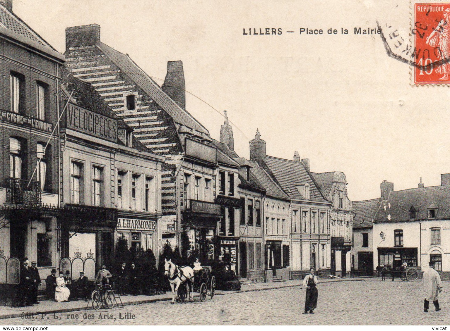LILLERS Place De La Mairie - Autres & Non Classés