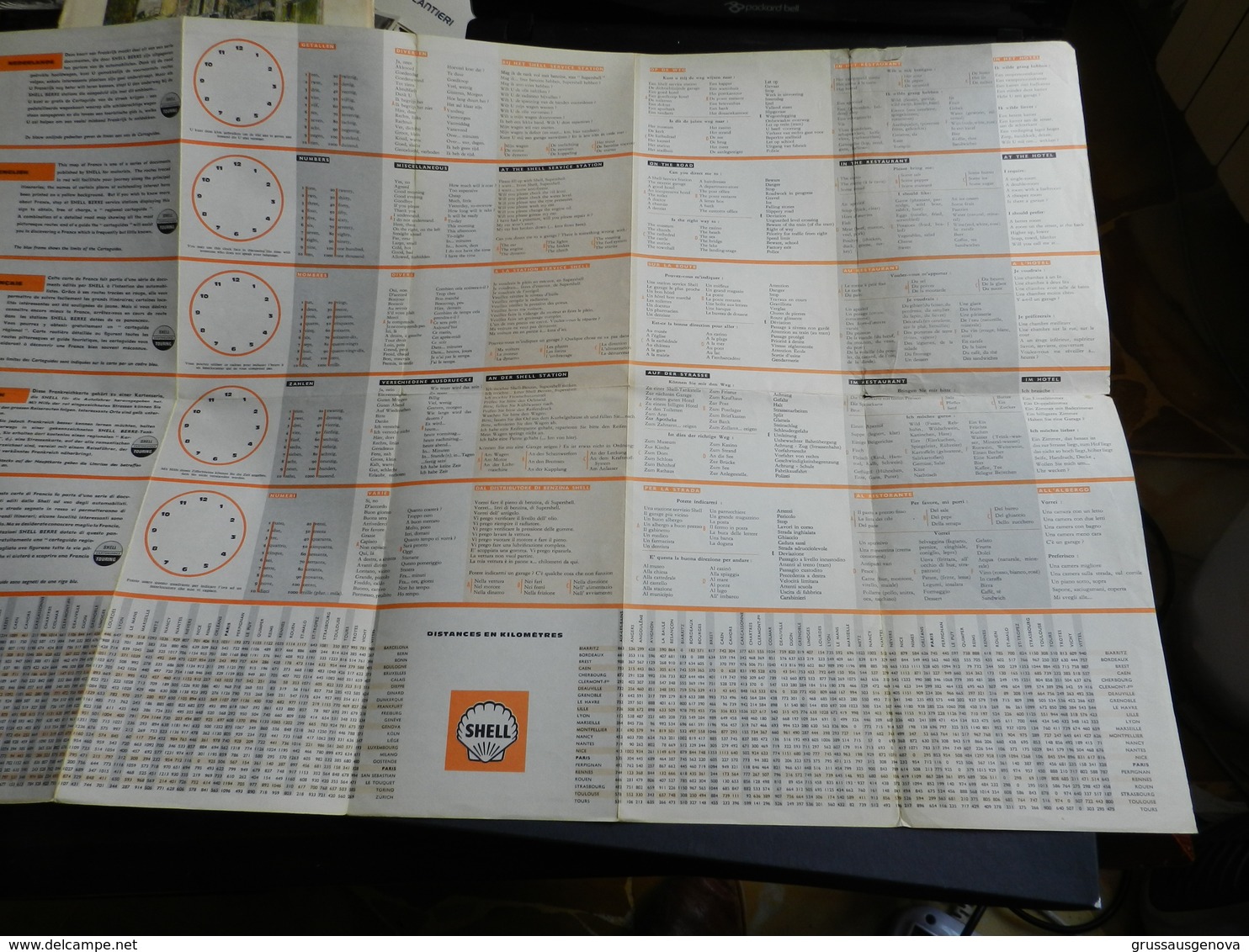 2.1) FRANCIA FRANCE CARTA STRADALE TOURING 1964 - Cartes Routières