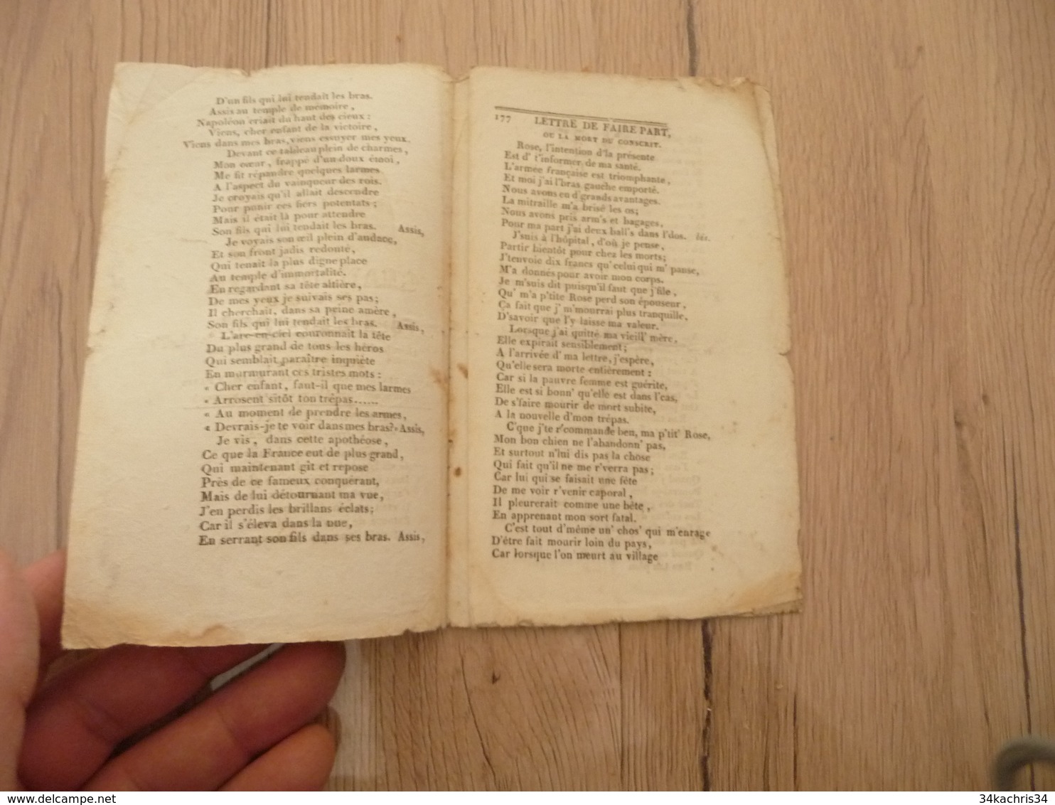 Chansonnier Chanson Patriotique Pour L'an 1884 Aubert Napoléon 8 Pages - Other & Unclassified