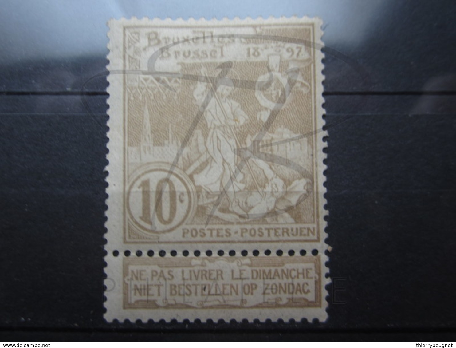 VEND BEAU TIMBRE DE BELGIQUE N° 72 , X !!! (c) - 1894-1896 Ausstellungen