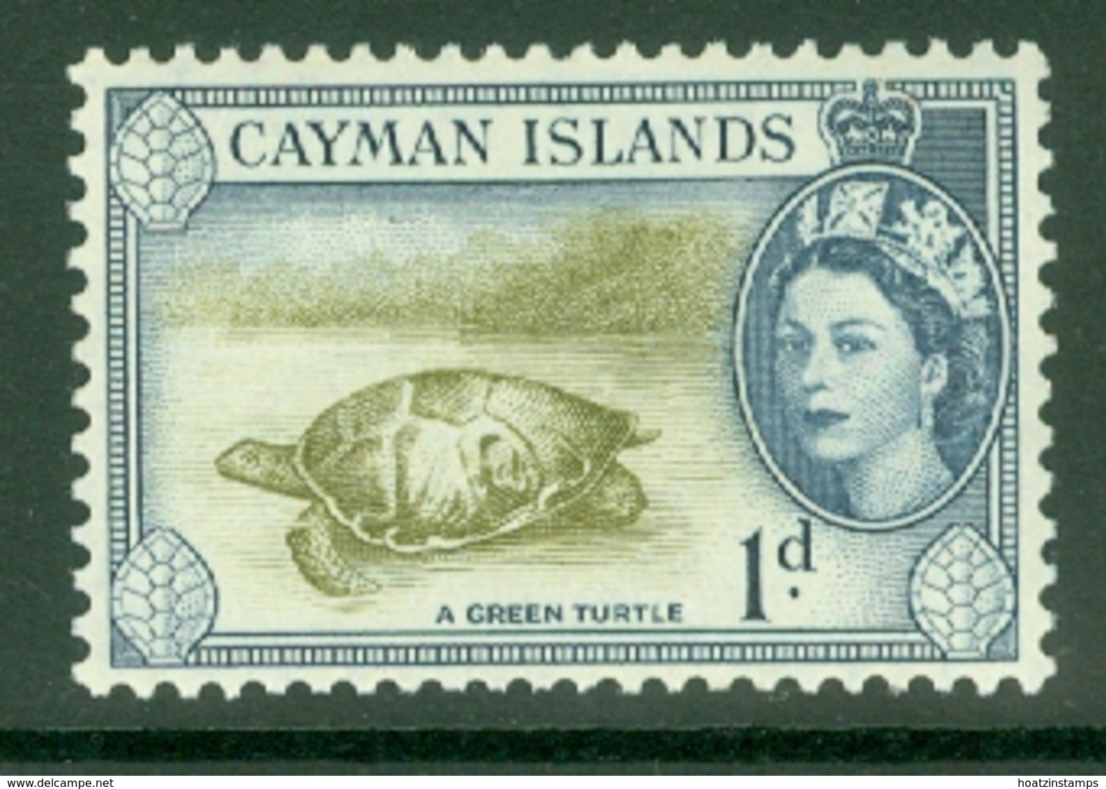 Cayman Islands: 1953/62   QE II - Pictorial   SG150   1d     MH - Kaimaninseln