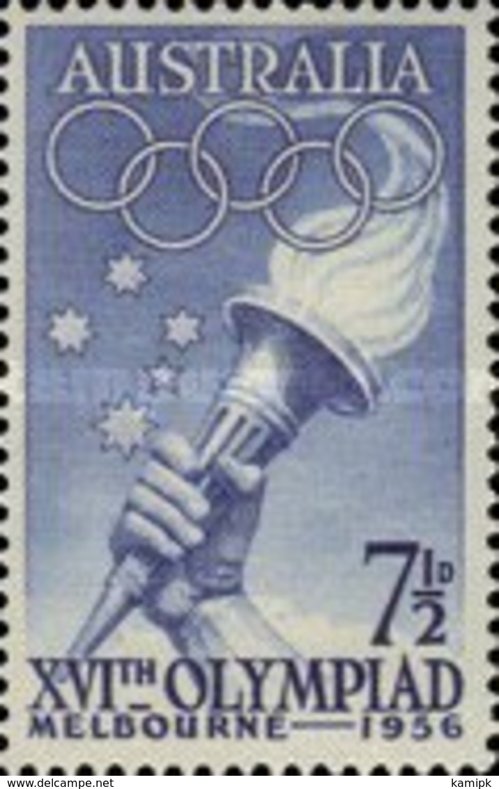USED STAMPS Australia - Olympic Games - Melbourne, Australia -  1956 - Used Stamps