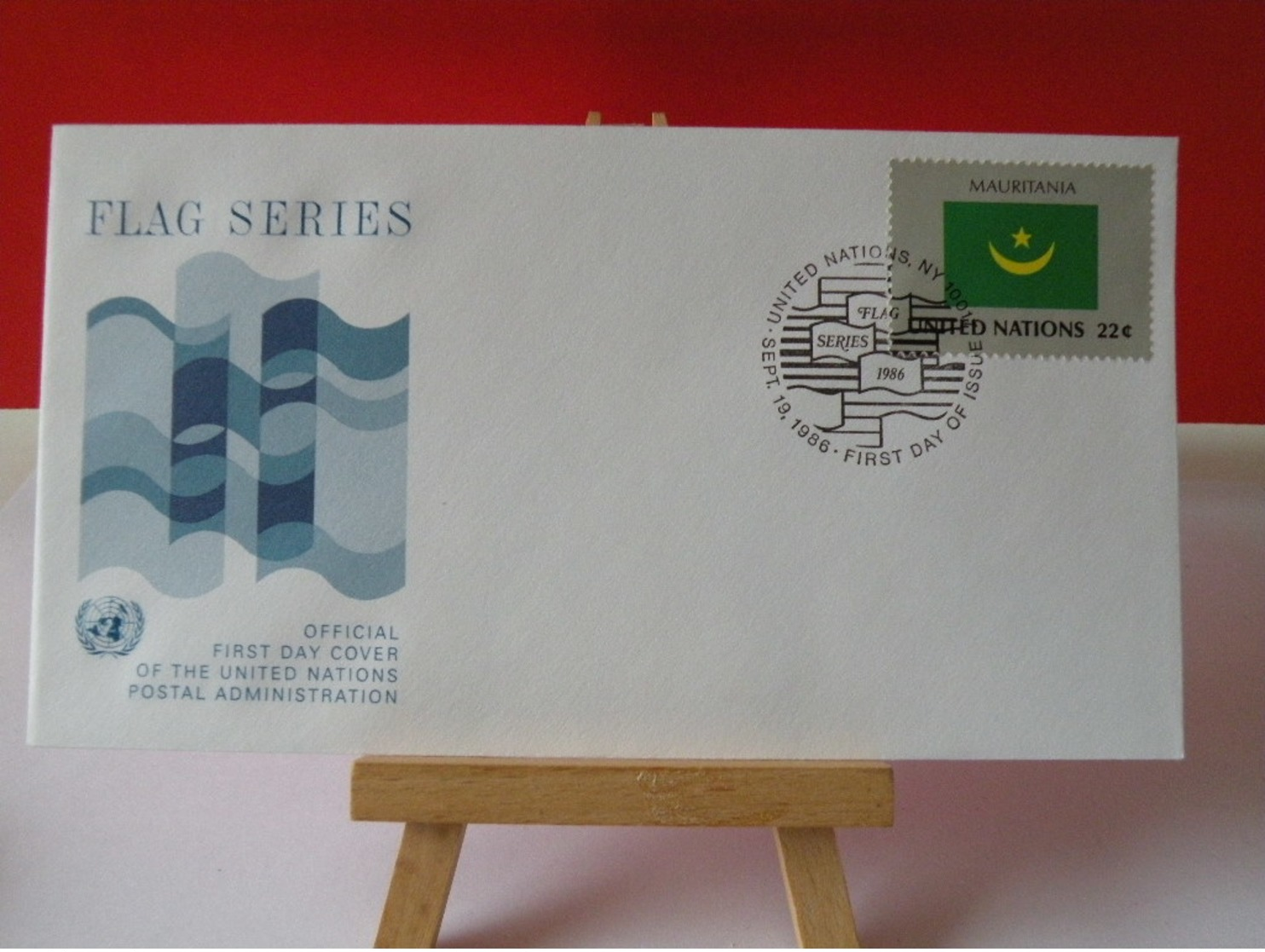 Nations Unies > Office De Genève - Mauritania (Mauritanie) - 19.9.1986 - FDC 1er Jour - Lettres & Documents