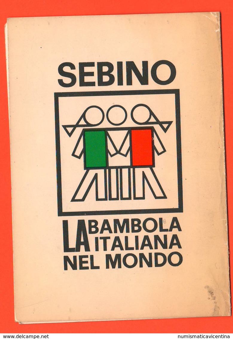 Angelino Bambole SEBINO Depliant Pubblicità Promotion Fine Anni 60 Bambole Dolls Poupées - Altri & Non Classificati