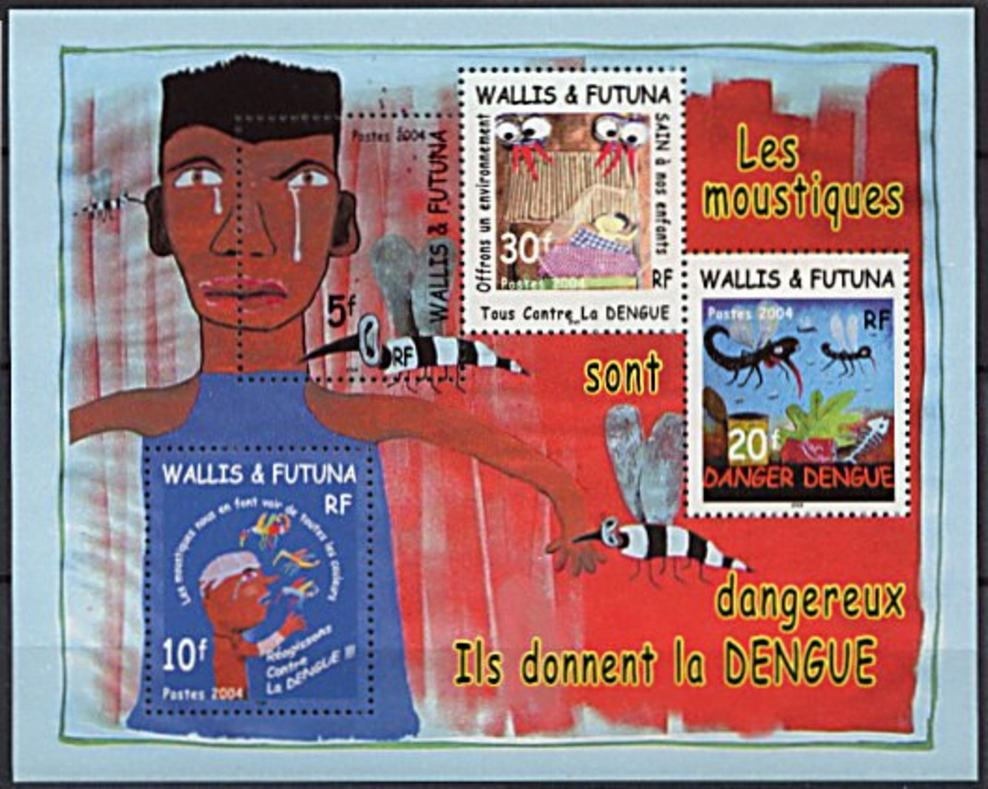 Wallis, BF N° 14** Y Et T, Bloc Feuillet, La Dengue - Blocks & Sheetlets