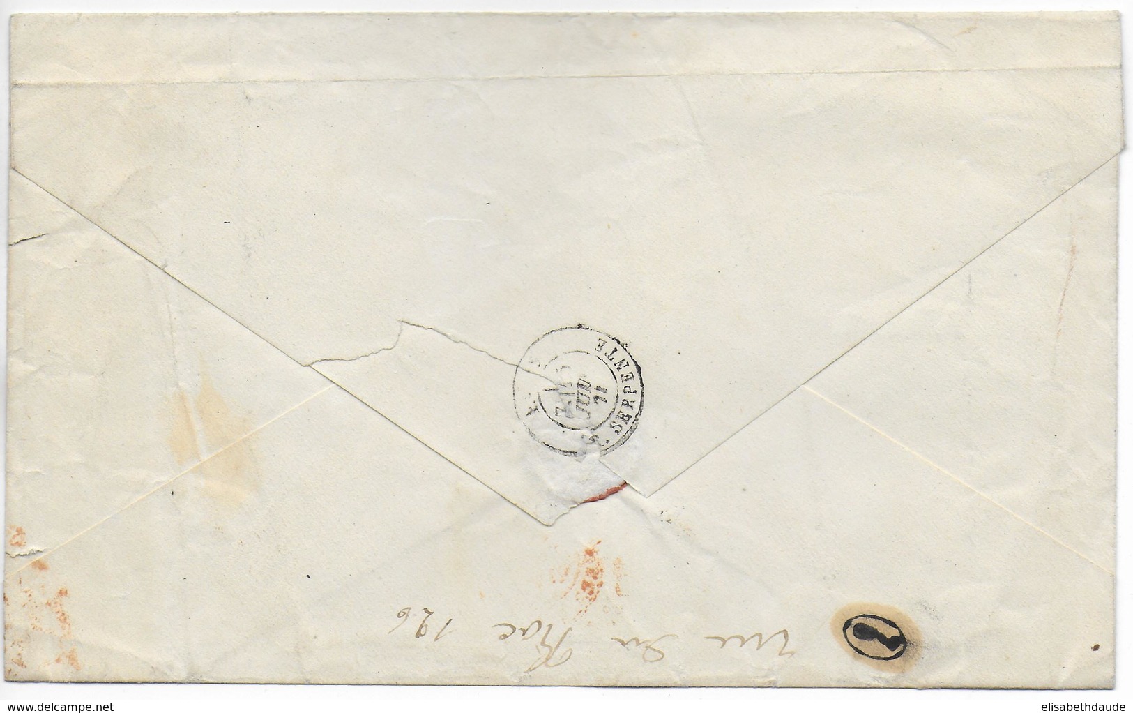 1877 - ENVELOPPE FRANCHISE Avec MARQUE LINEAIRE Du MINISTRE De L'INSTRUCTION PUBLIQUE, DES CULTES Et Des BEAUX-ARTS - Cartas Civiles En Franquicia