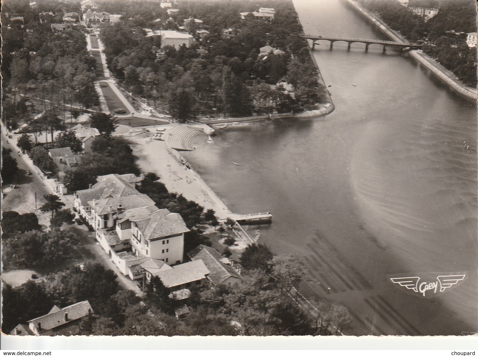 40 - Carte Postale Semi Moderne Dentelée De  Hossegor     Vue Aérienne - Hossegor