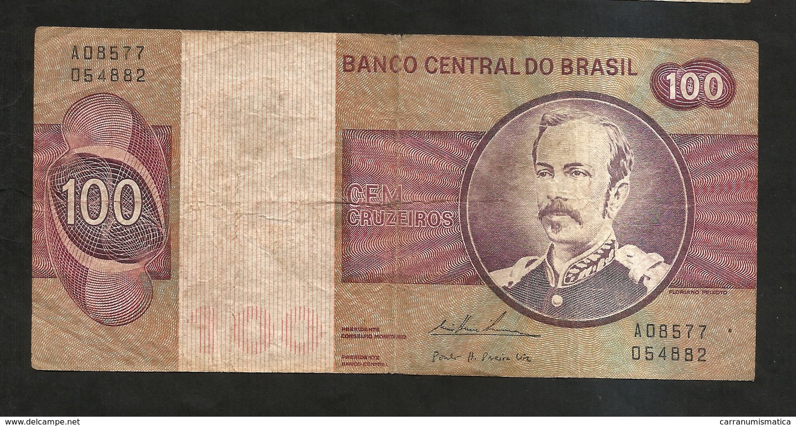 BRASIL - BANCO CENTRAL Do BRASIL - 100 CRUZEIROS / F. PEIXOTO - Brasile