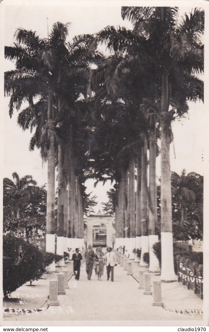 CARTOLINA - ECUADOR -GUAYAQUIL - ENTRADA AL CEMENTERIO - Ecuador