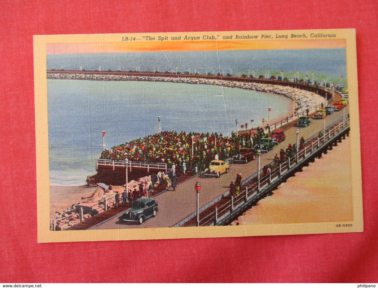 The Spit & Argue Club  Rainbow Pier    Long Beach     California >   Ref 3189 - Long Beach