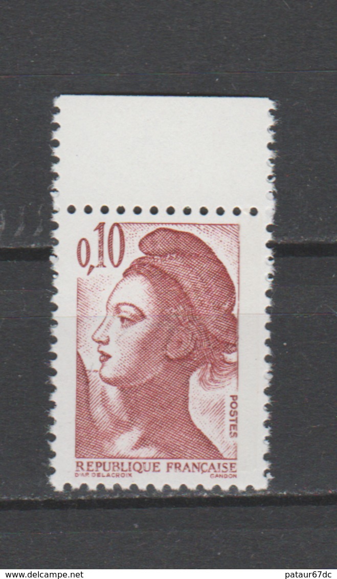 FRANCE / 1982 / Y&T N° 2179c ** : Liberté 10c (papier Couché - Signé CALVES) - Gomme D'origine Intacte - Neufs