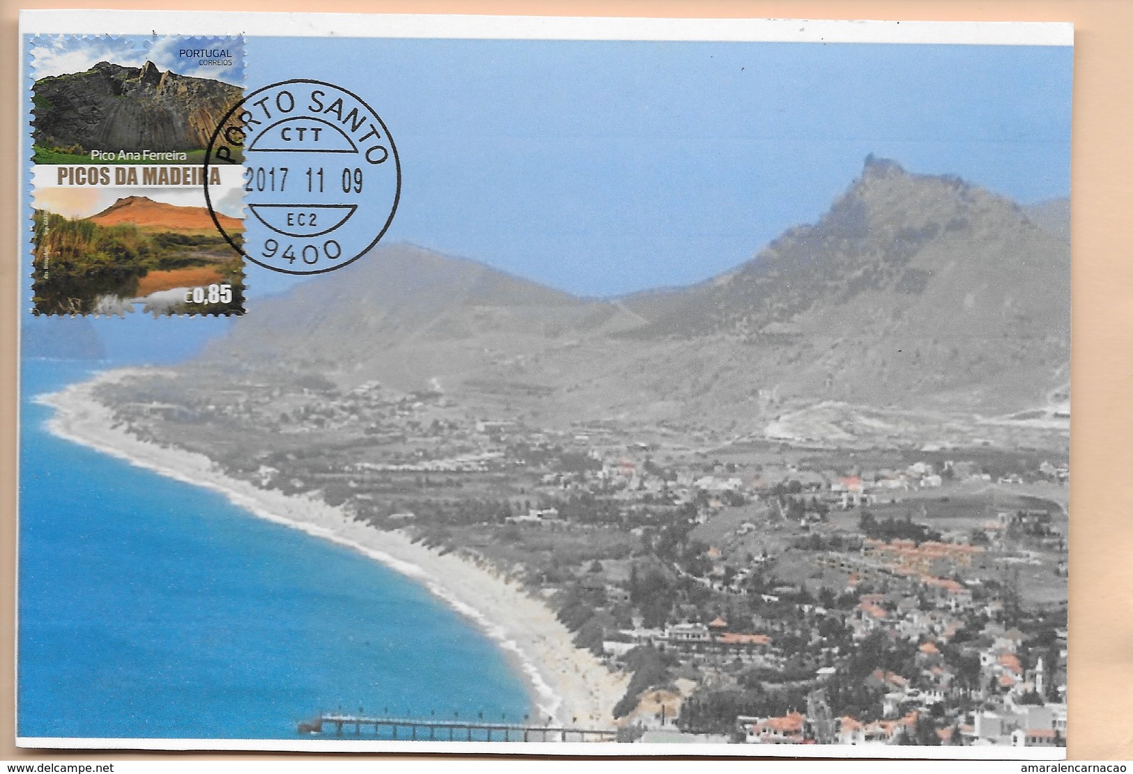 TARJETA MAXIMA- CARTE MAXIMUM- MAXICARD- MAXIMUM KARTE- MAXIMUM CARD- PORTUGAL (MADEIRA) -PICO ANA FERREIRA -PORTO SANTO - Otros & Sin Clasificación