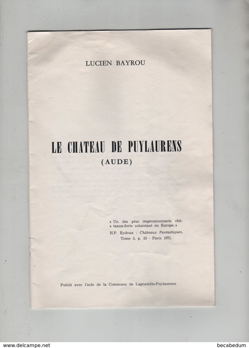 Puylaurens Le Château Bayrou 1971 - Languedoc-Roussillon