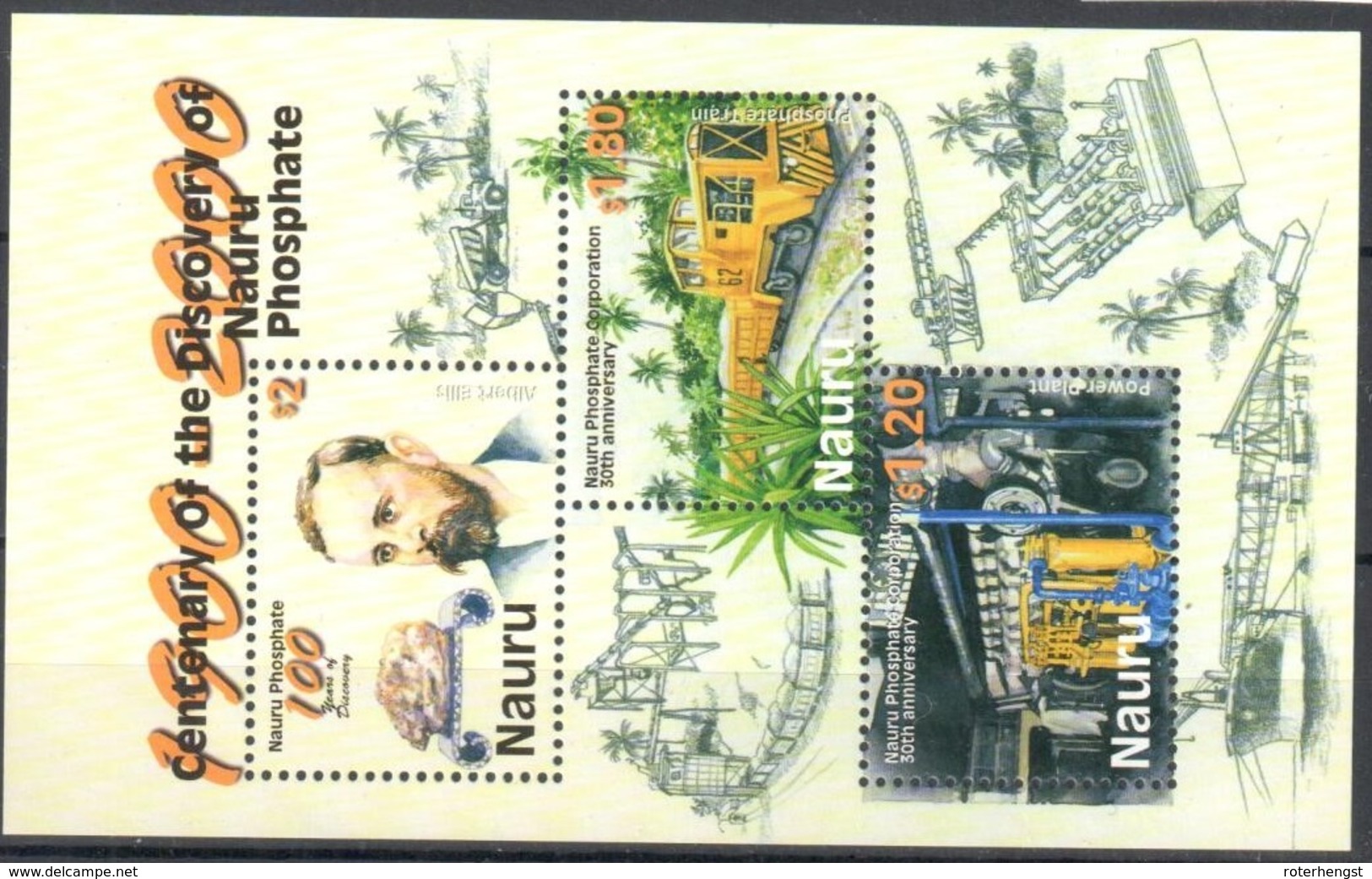 Nauru Sheet Mnh ** Phosphate 50% Of Face Value Only - Nauru