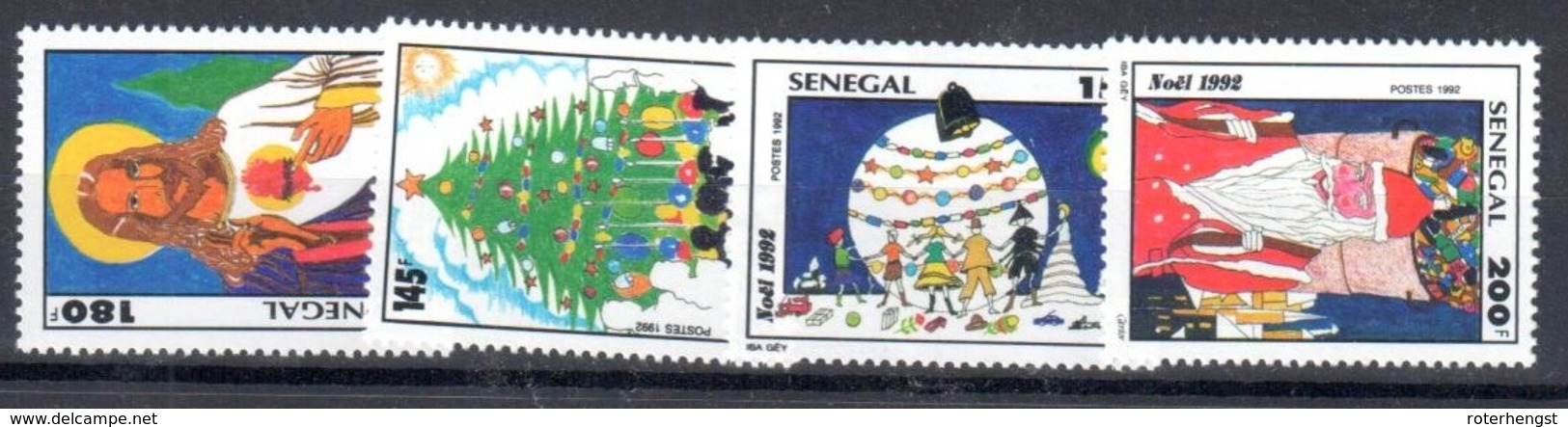 1992 Senegal Good Set Mnh ** Christmas Noel 9euros - Senegal (1960-...)