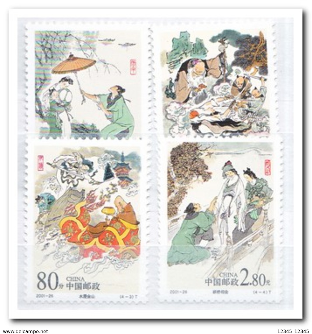 China 2001, Postfris MNH, Chinese Legends - Ongebruikt