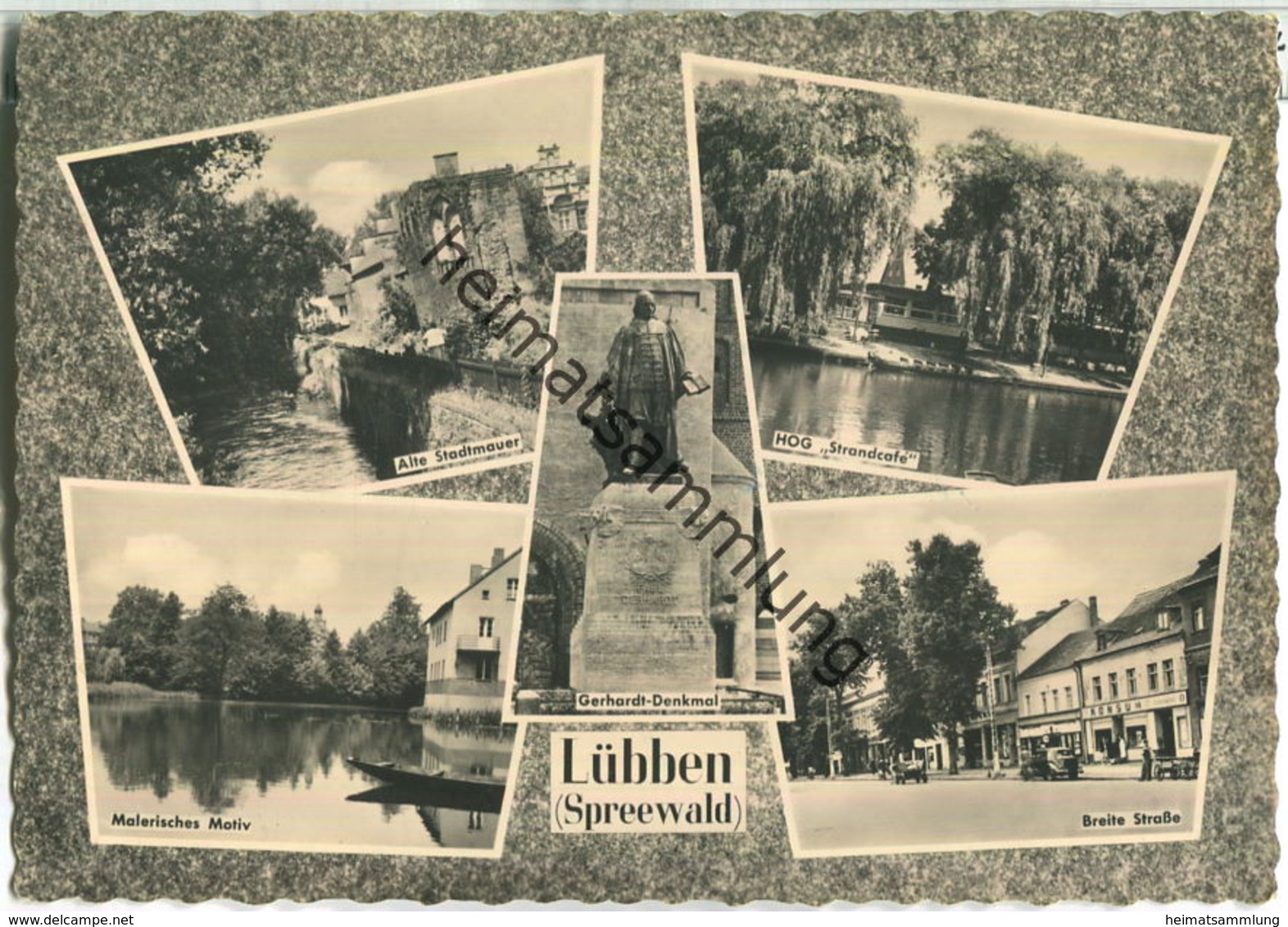 Lübben Spreewald - Breite Straße - Verlag VEB Bild Und Heimat Reichenbach - Lübben (Spreewald)