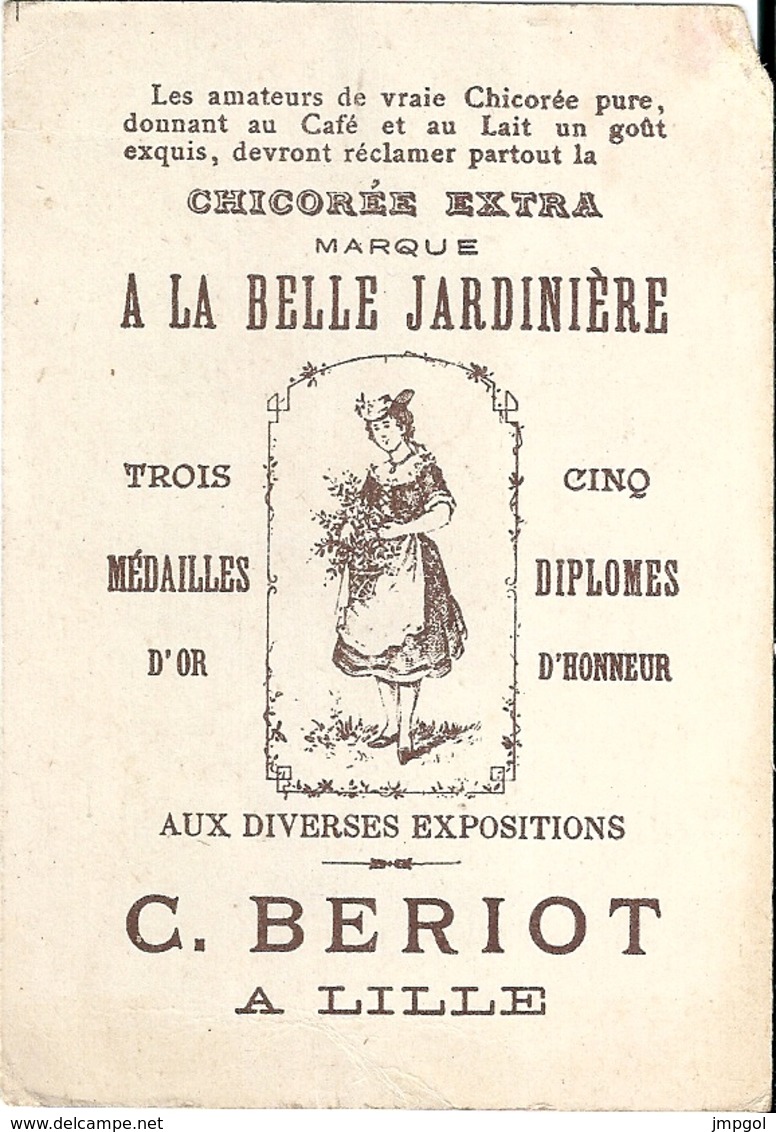 Chromos Chicorée Extra A La Belle Jardinière Bériot Les Buveurs L'Absinthe - Té & Café