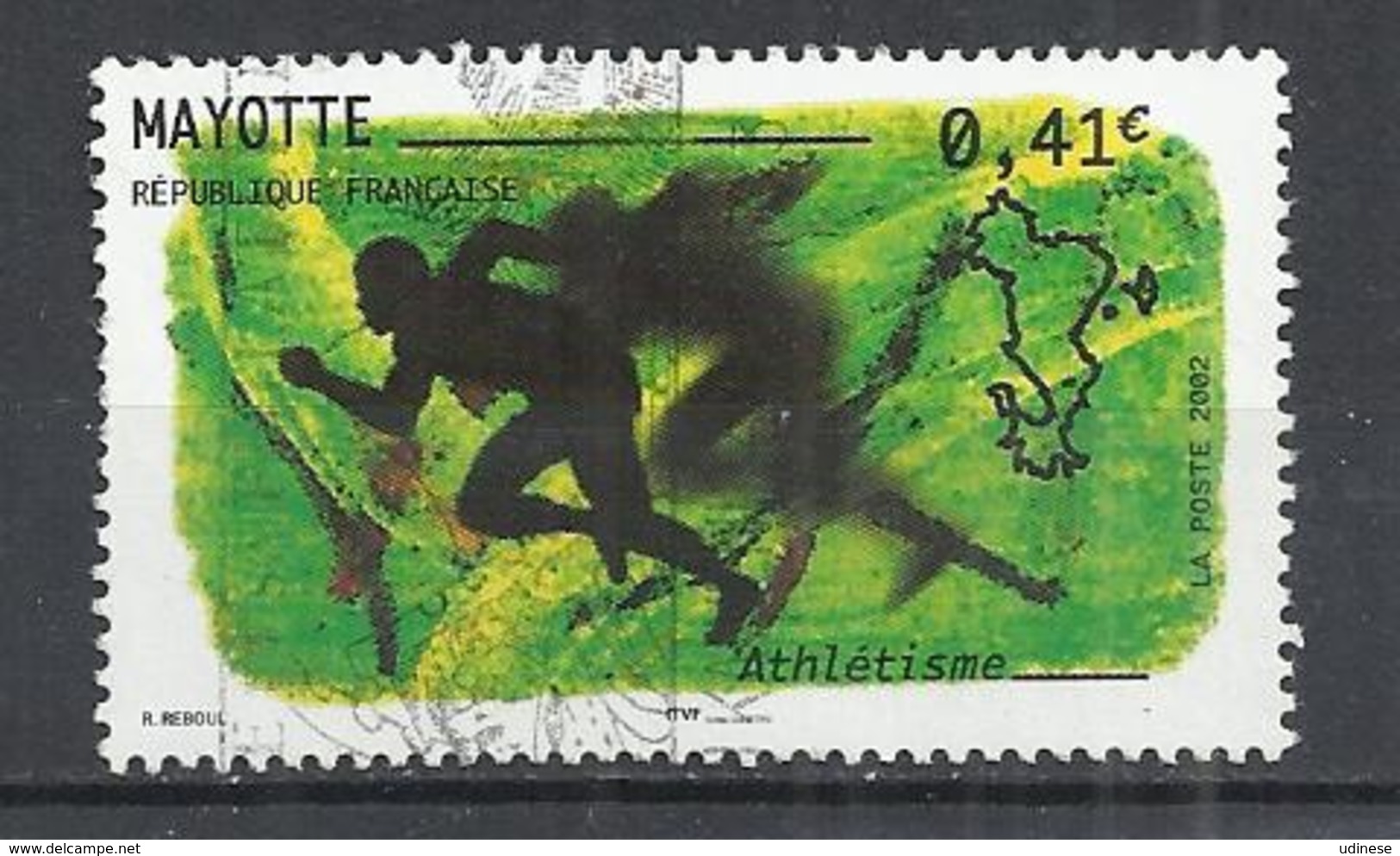 MAYOTTE 2002 - ATHLETICS - USED OBLITERE GESTEMPELT USADO - Oblitérés