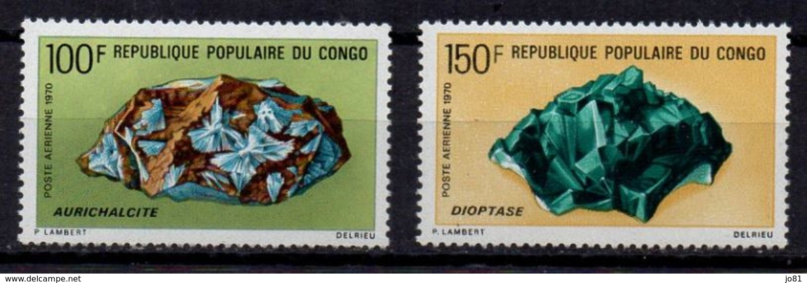 Congo-Brazzaville YT PA 95-96 XX /MNH Géologie - Neufs