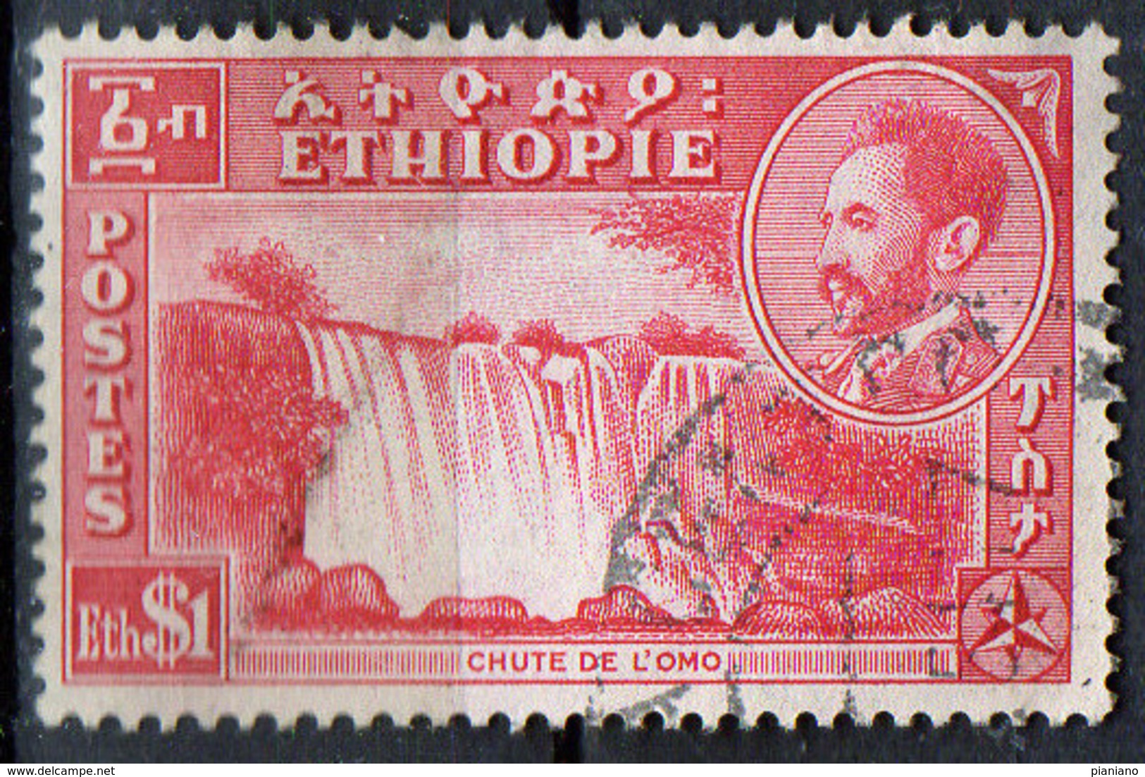 PIA - ETHIOPIE - 1947: Hailé Sélassié E Veduta Della Ascta Dell' Omo- (Yv  266) - Ethiopie