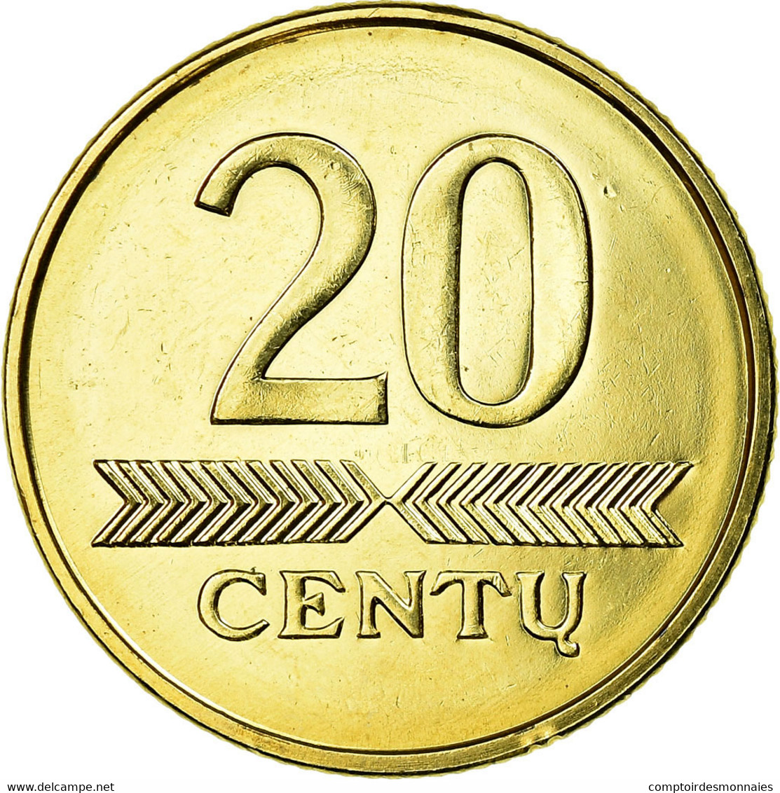 Monnaie, Lithuania, 20 Centu, 2008, SUP, Nickel-brass, KM:107 - Litauen