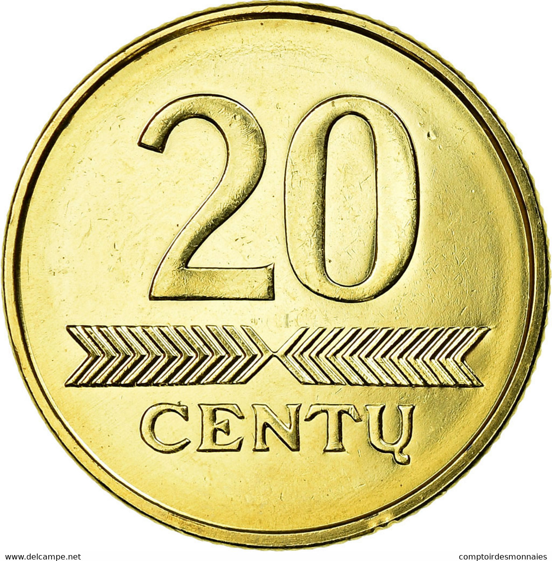 Monnaie, Lithuania, 20 Centu, 2008, SUP, Nickel-brass, KM:107 - Lituanie