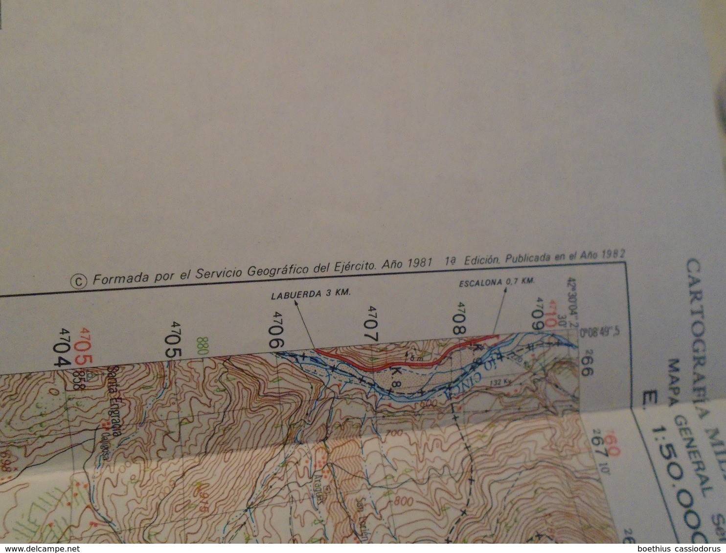 SERVICIO GEOGRAFICO DEL EJERCITO  CARTOGRAFIA MILITAR DE ESPANA  Série L. Escala 1:50 000  Hoja N.° 31-10 (212)  1981 - Autres & Non Classés