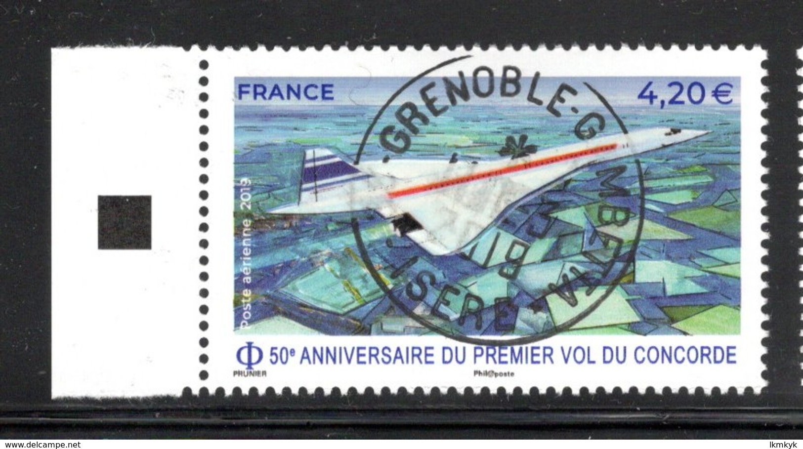 France 2019.50e Anniversaire Du Premier Vol Du Concorde.Cachet Rond.gomme D'origine. - 1960-.... Oblitérés