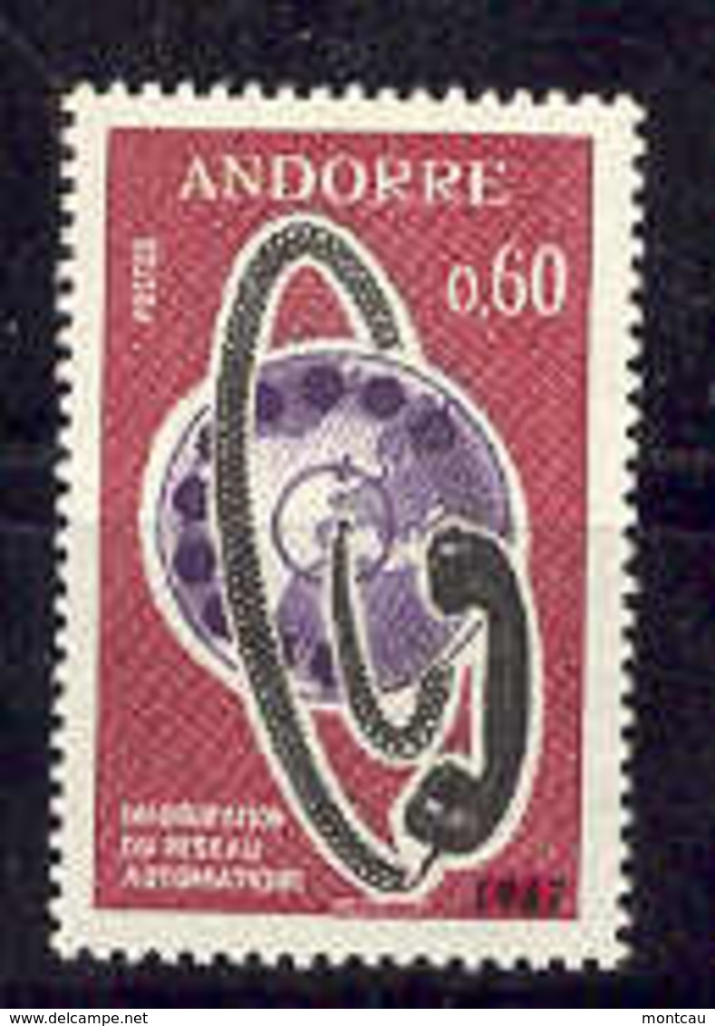 Andorra -Franc 1967 Red Telefonica Y=182 E=202 (**) - Nuevos