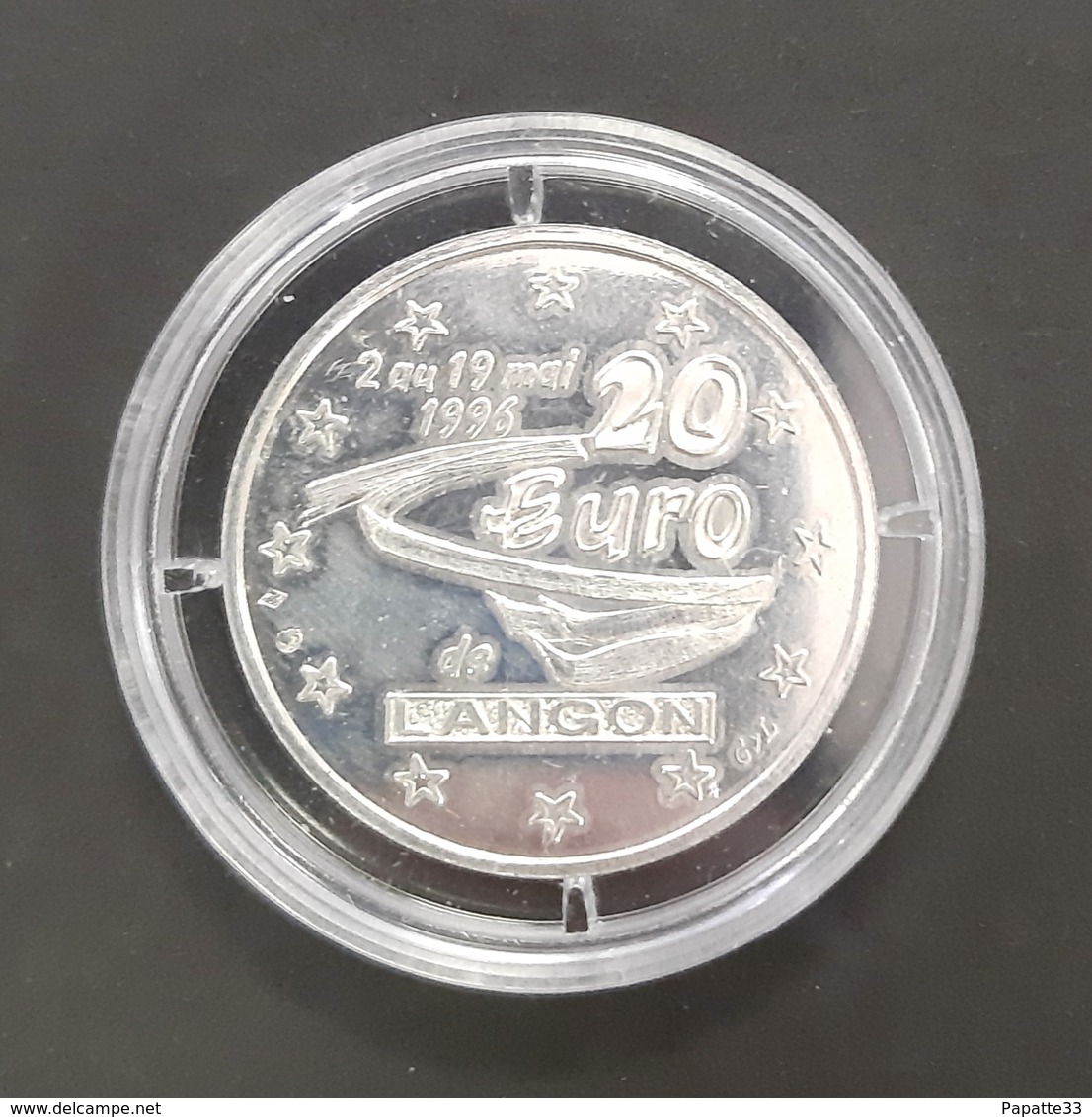 LANGON - 20 EURO Argent - 2 Au 19 Mai 1996 (200 Exemplaires) - Euro Van De Steden