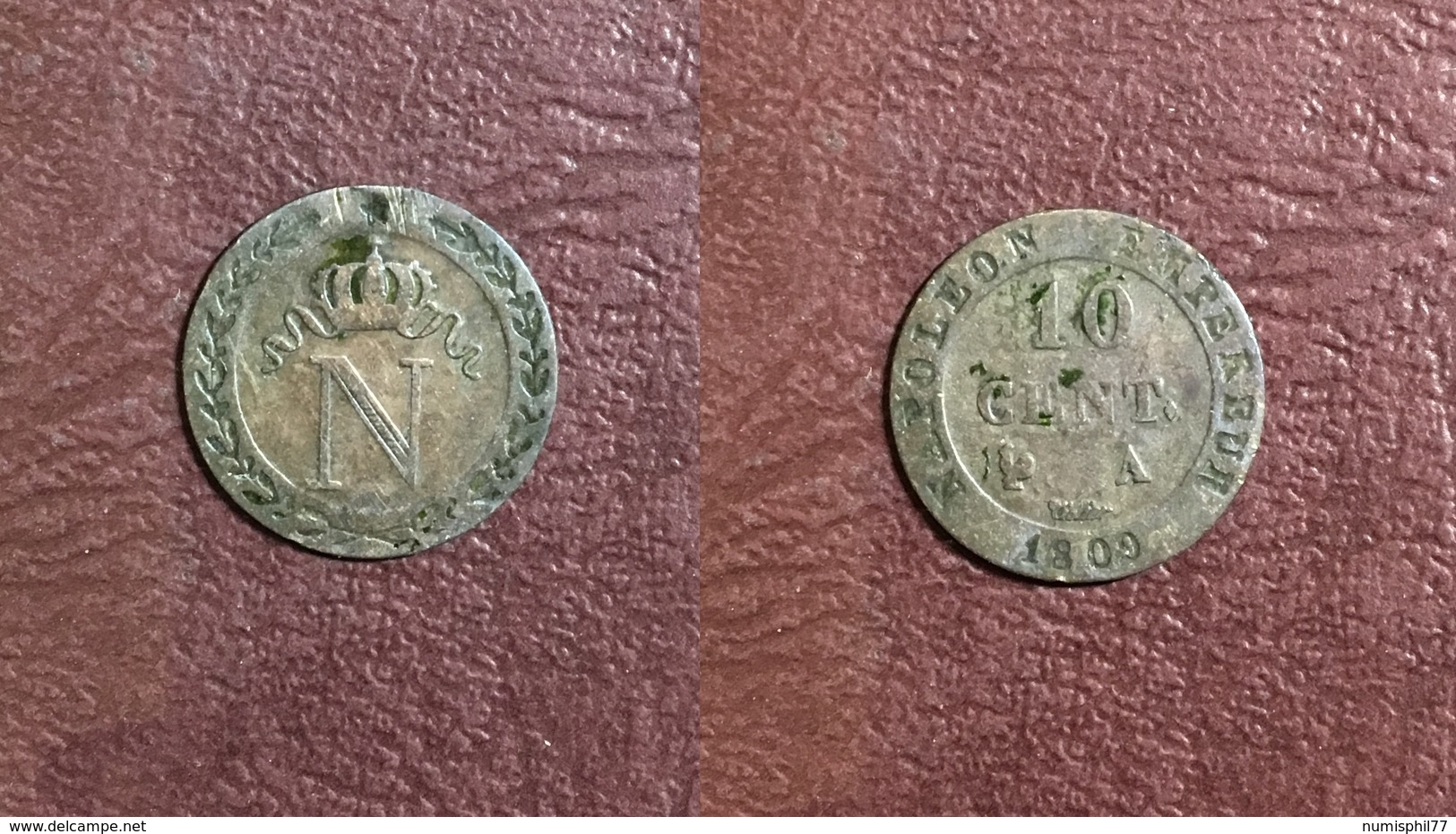 FRANCE - 10 CENT Napoléon I-  1809 A - Autres & Non Classés