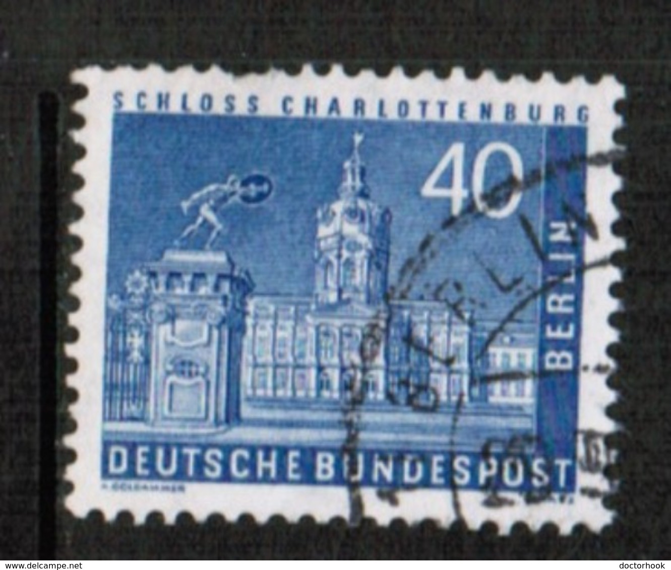 GERMANY---BERLIN  Scott # 9N 131 USED FAULTS (Stamp Scan # 463) - Used Stamps