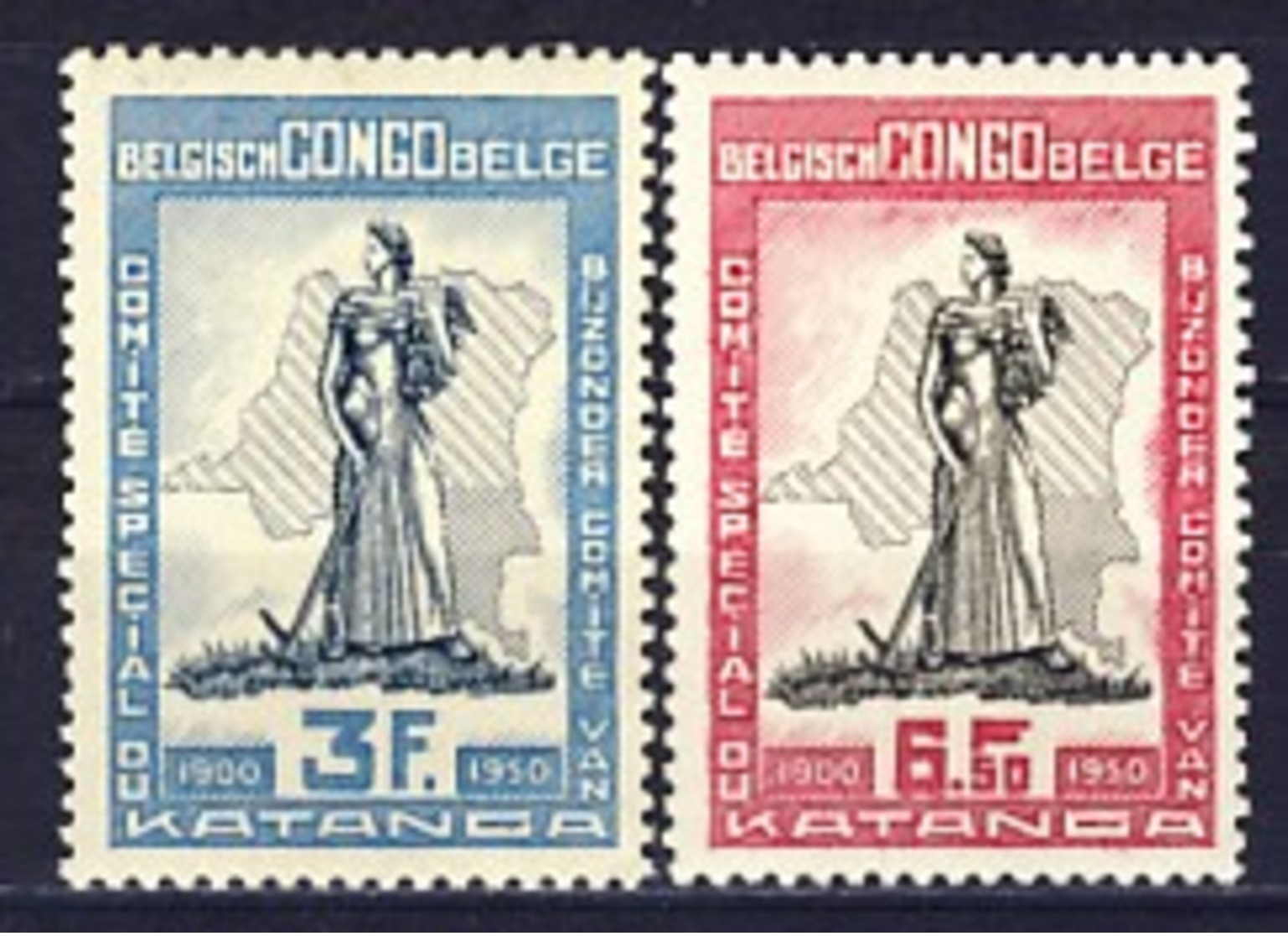 Belg.Kongo - Congo Belge Nr 298-299    Neufs Avec Charnière- Postfris Met Plakker  - MH   (x) - Unused Stamps