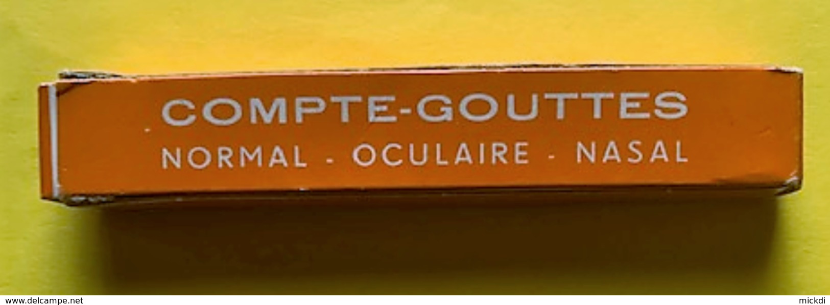 ANCIEN COMPTE-GOUTTE A BOULE NORMAL OCULAIRE NASAL EN VERRE - 3 Scans - Matériel Médical & Dentaire