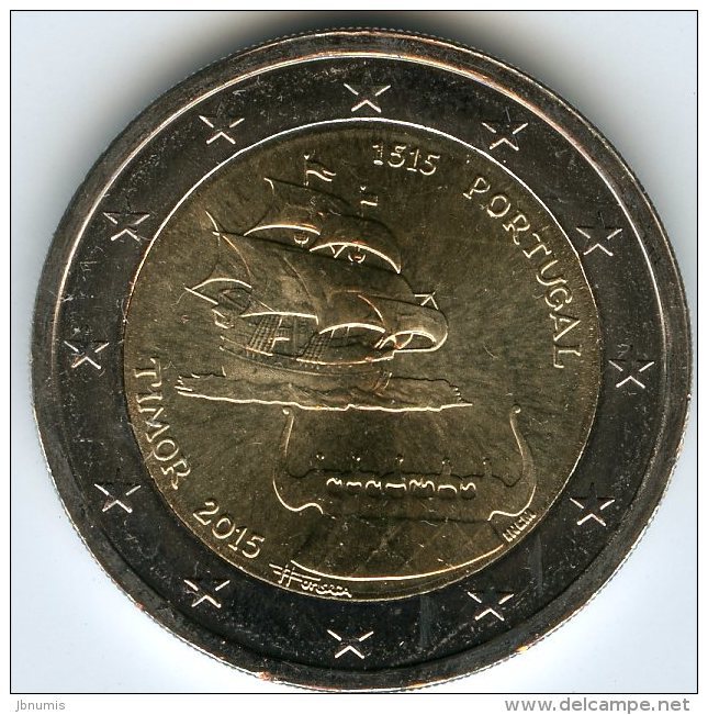 Portugal 2 Euro 2015 500 Ans De La Découverte Du Timor UNC - Portugal